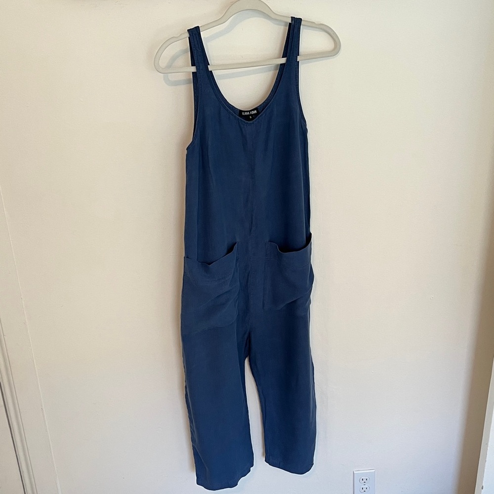 Ilana Kohn Indigo Blue Sleeveless Jumpsuit